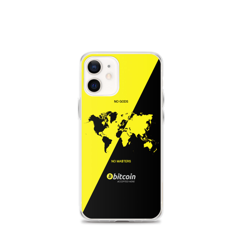 NO GODS NO MASTER$ - iPhone Case (Yellow)