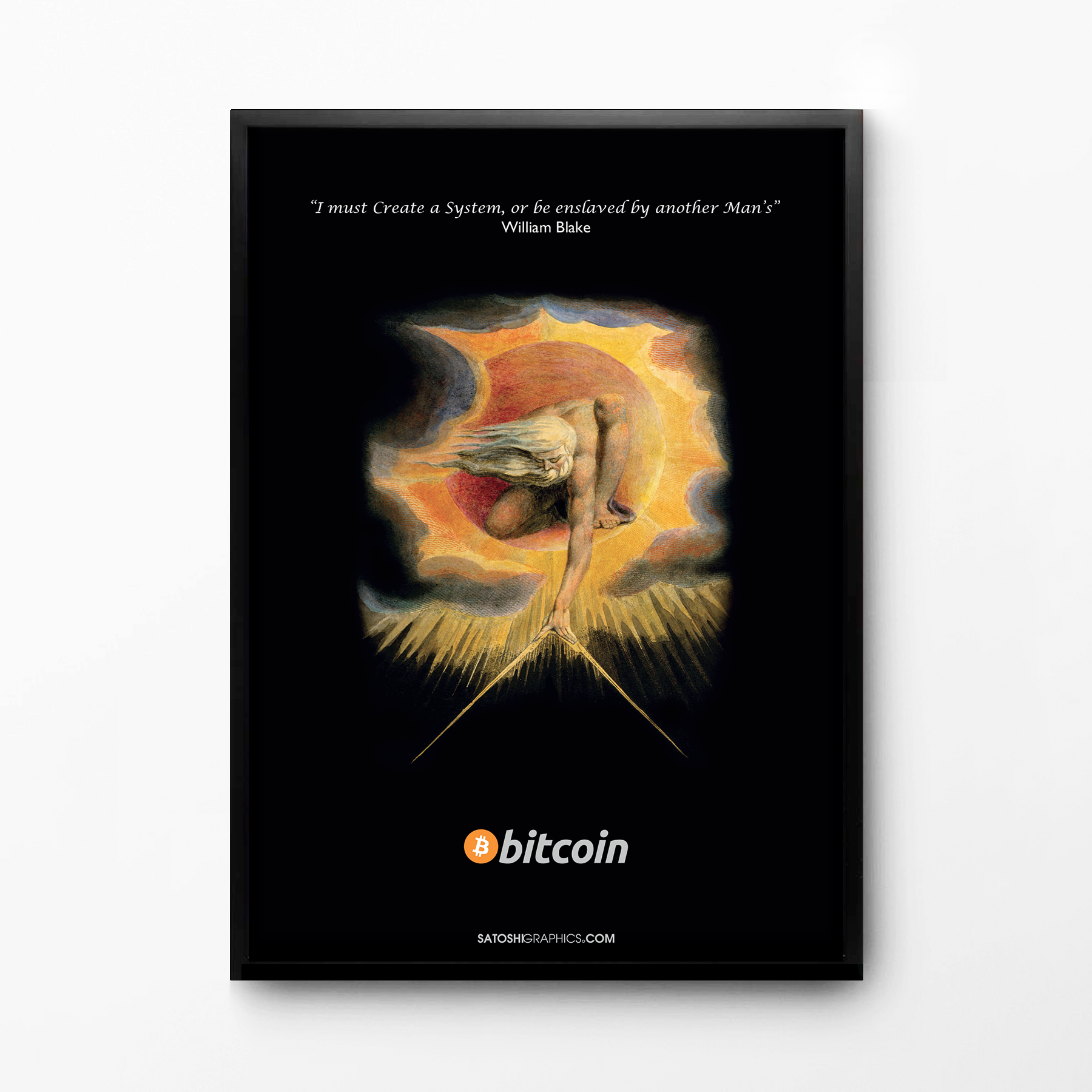 Bitcoin System Poster Art Print
