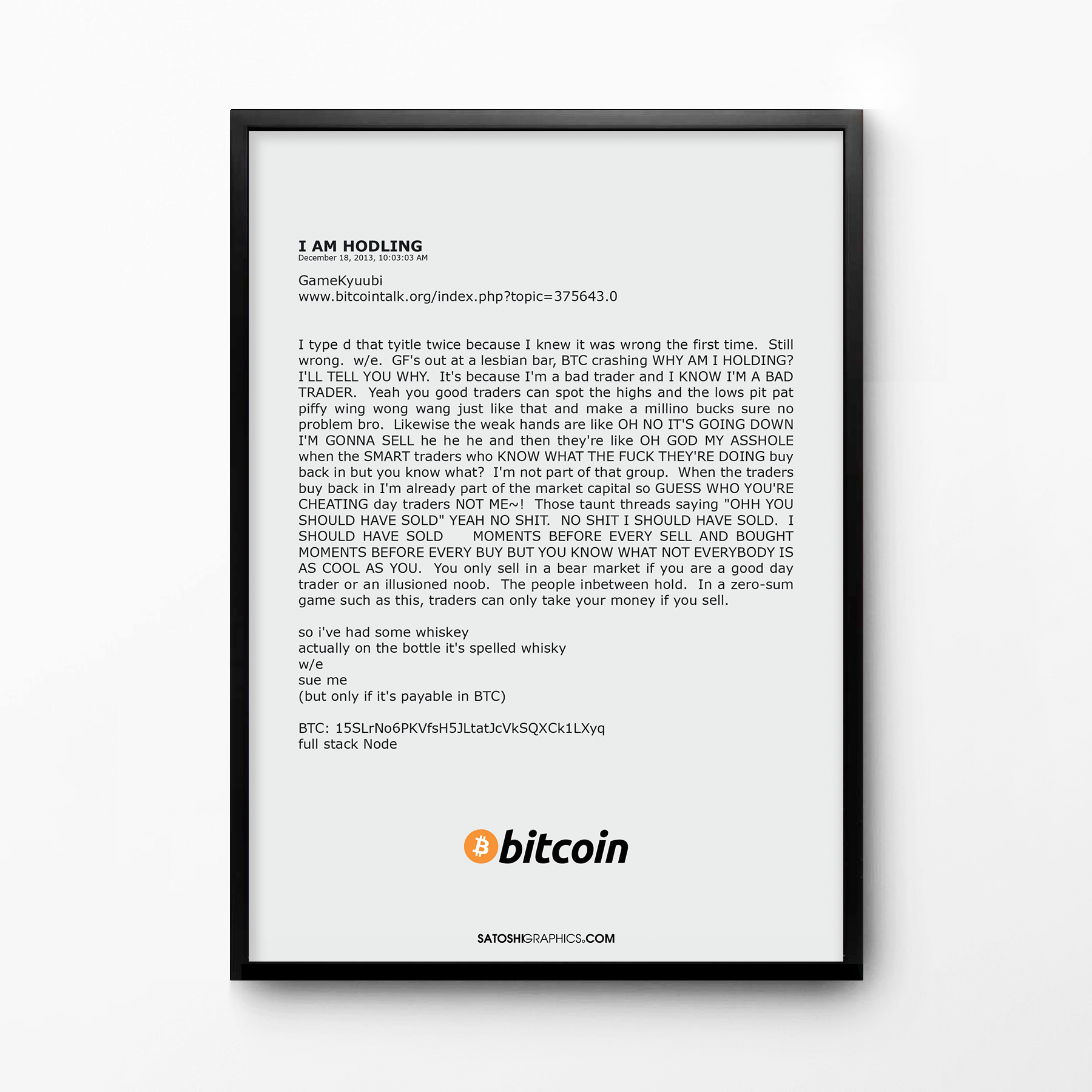 The HODL Whitepaper - Bitcoin