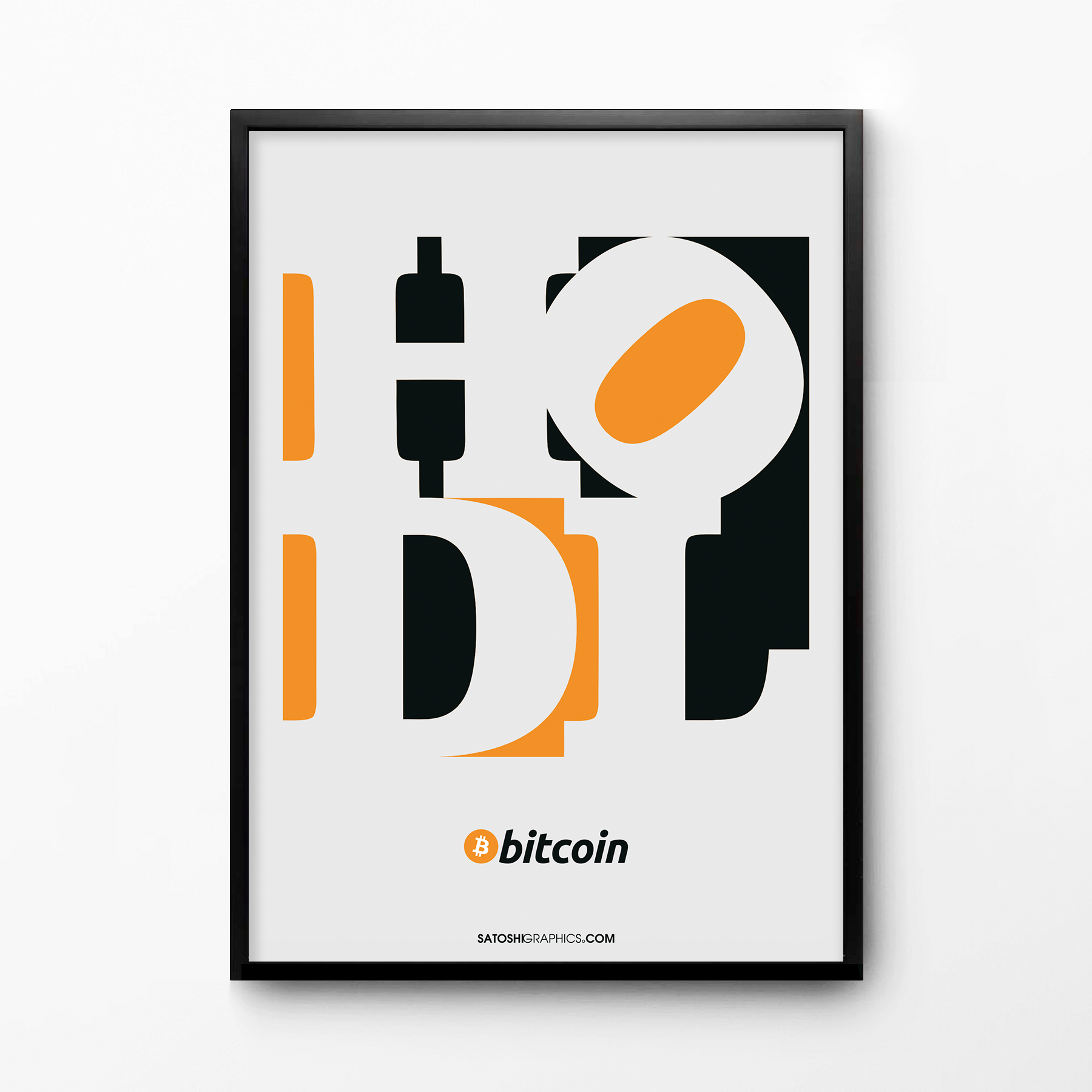 HODL Bitcoin Art Poster